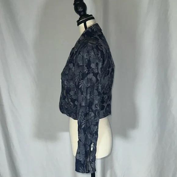 Veda • Cayman Floral Linen Bomber Blazer Size Small - Picture 6 of 12